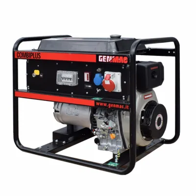 Áramfejlesztő GENMAC CombiPlus G6500YEO GP maximális teljesítmény  6,6 kVA/400V motor Yanmar L100