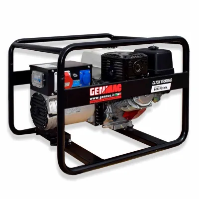 Áramfejlesztő GENMAC Click G7900HO maximális teljesítmény  6,4 KW/400V 2,2 KW/230V motor Honda GX390