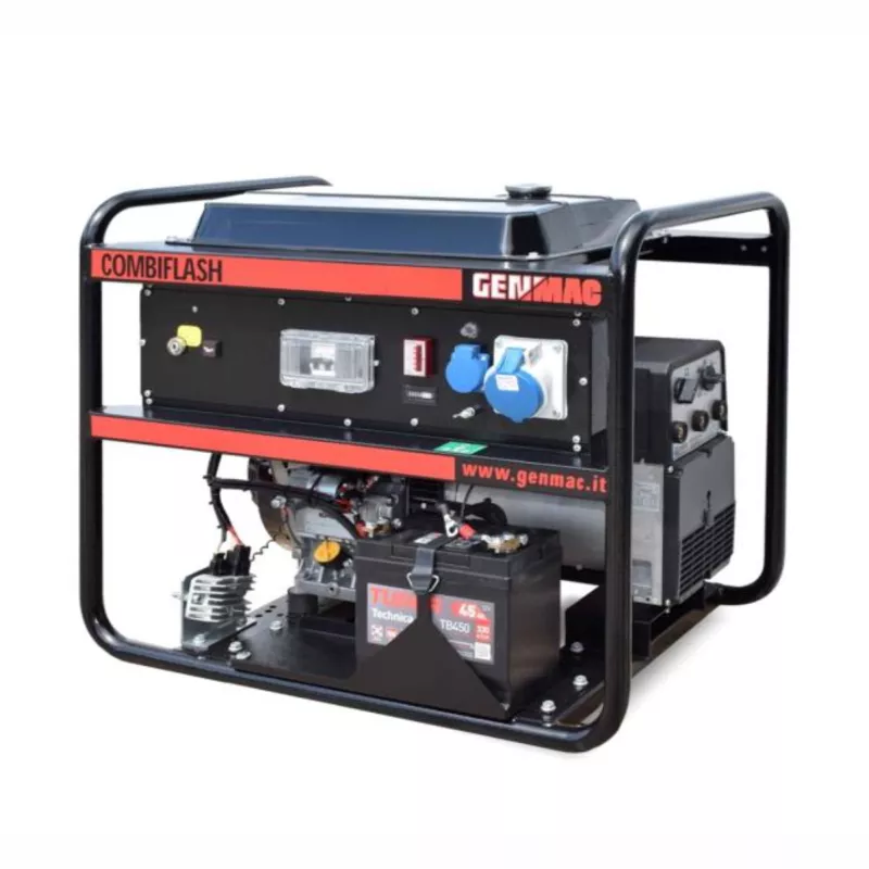 Hegesztő áramfejlesztő GENMAC CombiFlash RG181KEO 230V P maxim 6,1kVA motor diesel Kohler