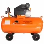 Dugattyús légkompresszor BISONTE SF020-100 olajos 230V 2,0 Le, légáramlás 187 l/min nyomás 8 bar