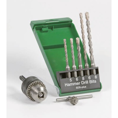 751025 - fúrószár szett+tokmány+adapter PLUS