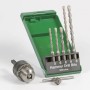751025 - fúrószár szett+tokmány+adapter PLUS