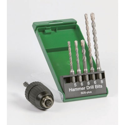 751030 - SDS+ fúrósz.+tokmány+adapter