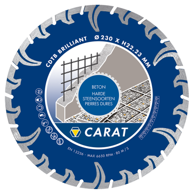 CDTB115300 - Carat gyémánt Turbo 115x22,2