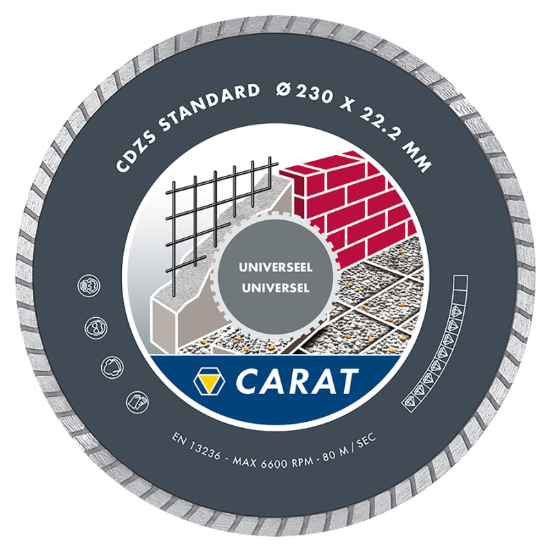 CDZS115300 - Carat gyémánt univ. standard 115x22