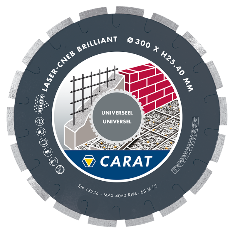 CNEB400400 - Carat gyémánt univ. 400x25,4