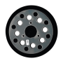 743081-8 - T2 excenter talp 123mm (lágy)