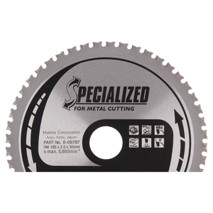 B-09787 - T2 körfűrészlap 185x30mm Z48 FÉM