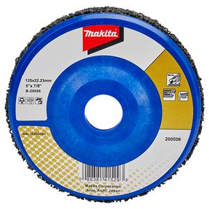 B-29066 - T2 tisztítótárcsa fekete nylon 125mm