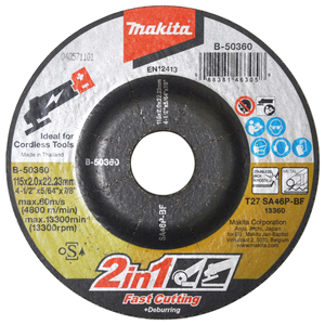 B-50360 - T2 vágó és csiszolótárcsa INOX 115x2mm