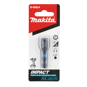 B-66824 - T2 impact BLACK mágneses dugókulcs 6mm