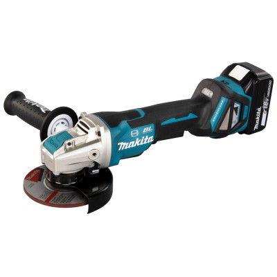 DGA519RTJ - 18V LXT Li-ion BL 125mm - X-LOCK sarokcsiszoló ford+fék 2x5,0Ah