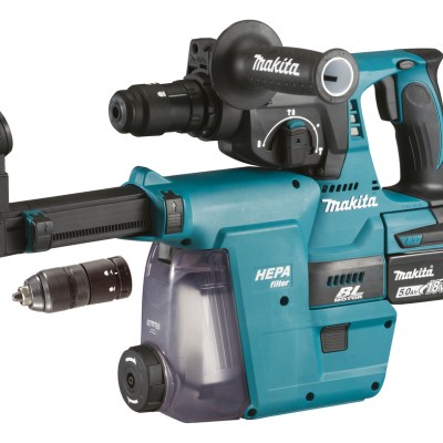 DHR243RTJW - 18V LXT Li-ion BL 2,0J SDS-Plus fúró-vésőkalapács cst 2x5,0Ah