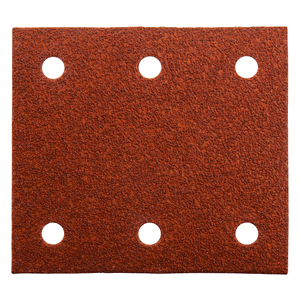 P-33093 - Csiszolópapír tépőzáras piros 114x102mm K60 10db
