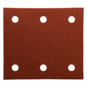 P-33118 - Csiszolópapír tépőzáras piros 114x102mm K100 10db
