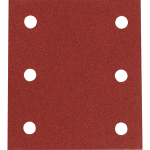 P-33124 - Csiszolópapír tépőzáras piros 114x102mm K120 10db