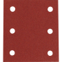 P-33124 - Csiszolópapír tépőzáras piros 114x102mm K120 10db
