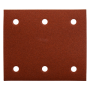P-33146 - Csiszolópapír tépőzáras piros 114x102mm K180 10db