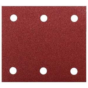 P-42472 - Csiszolópapír tépőzáras piros 114x102mm K180 50db