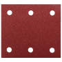 P-42472 - Csiszolópapír tépőzáras piros 114x102mm K180 50db
